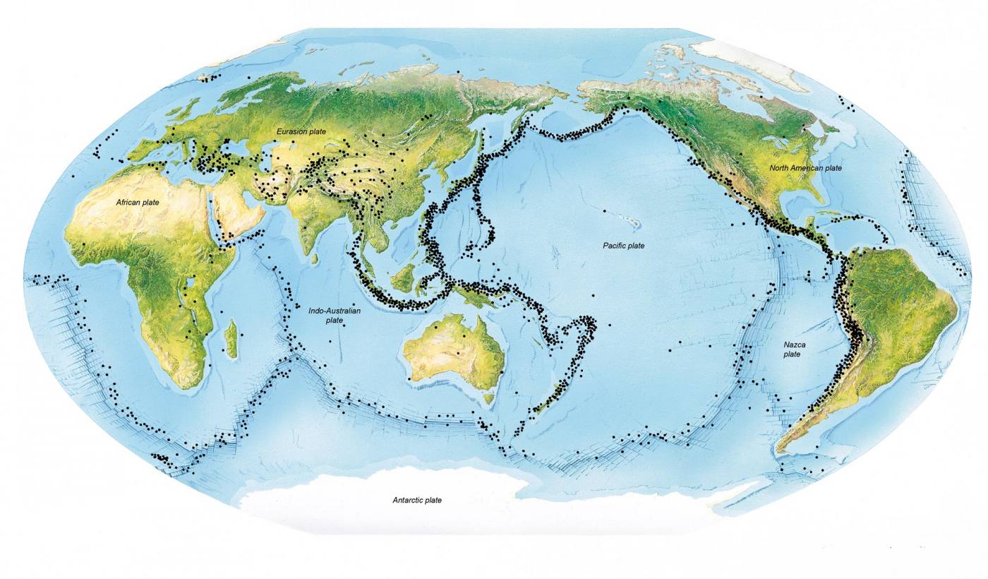Earthquake patterns