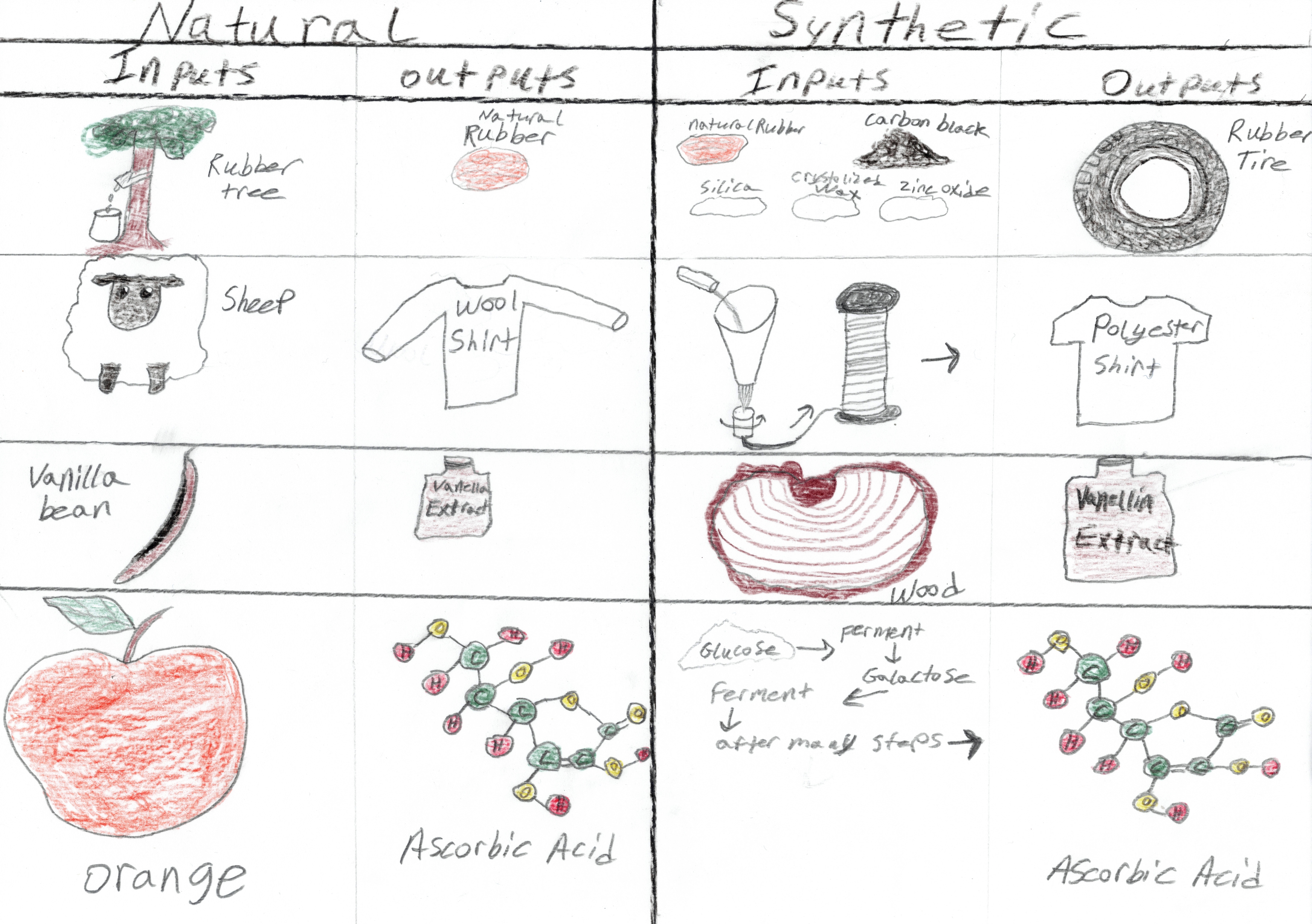 Natural vs Synthetic Activity