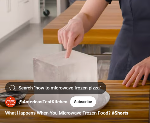 Ice in Microwave, what happens?