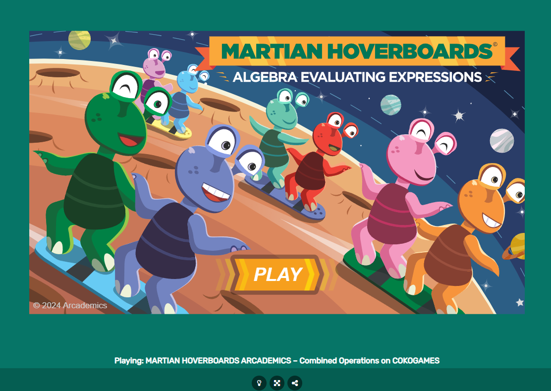 Practice Algebra - Math Game