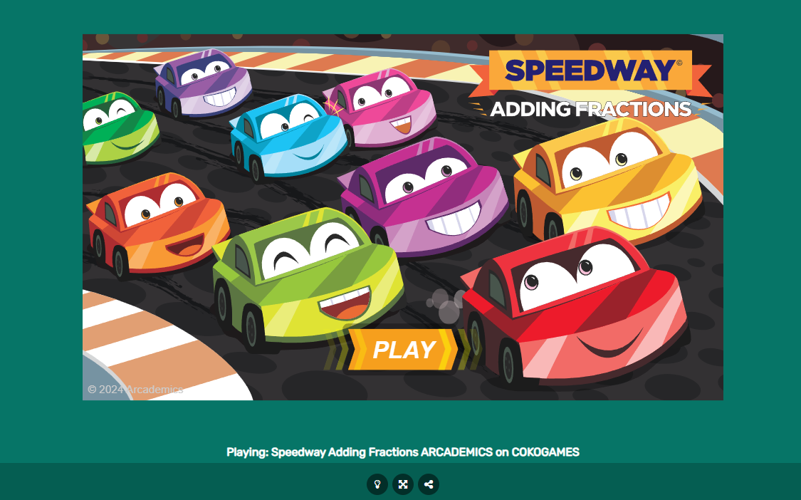 Adding Fractions - Math Game